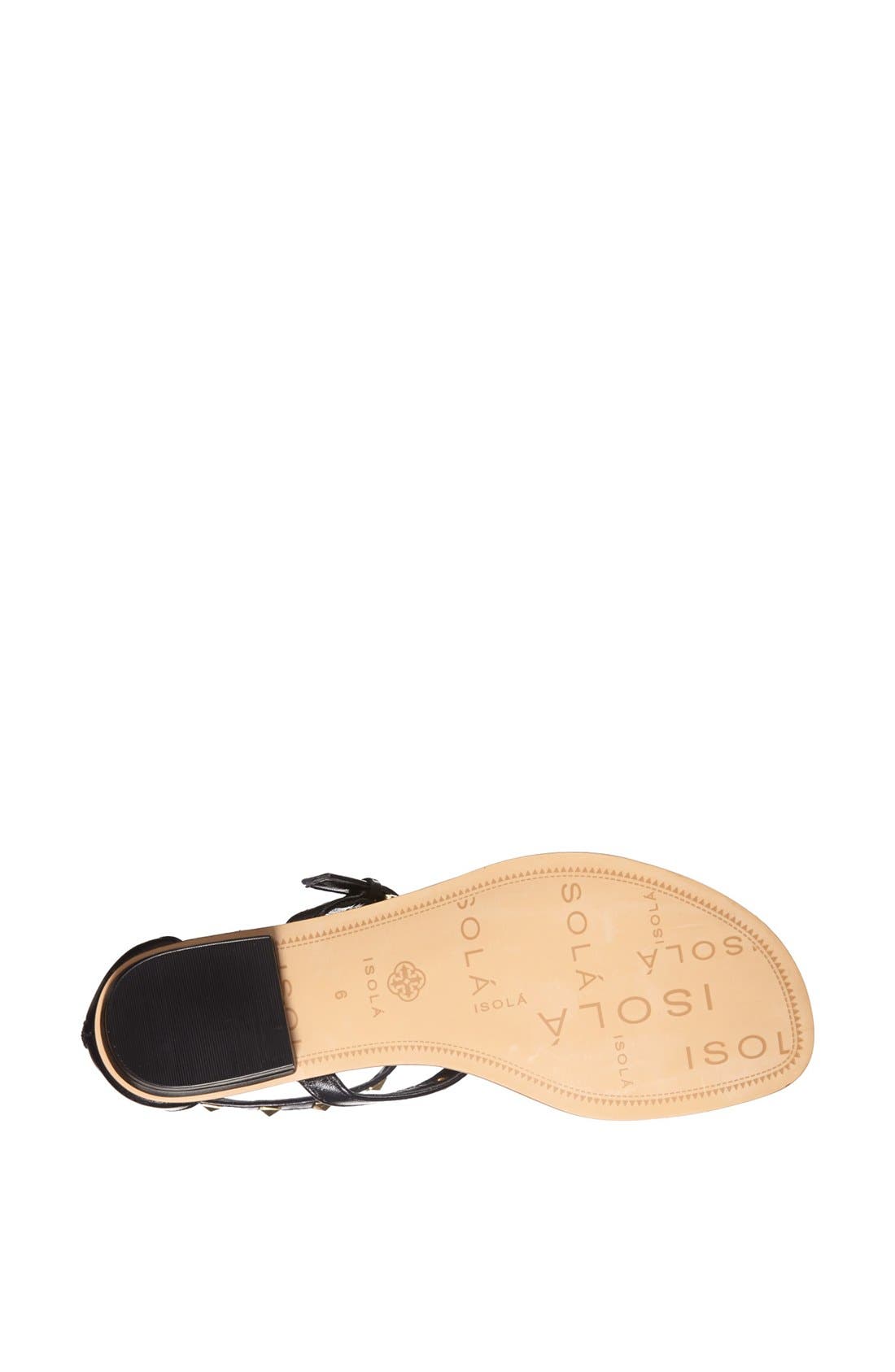 Isolá 'Adie' Studded Leather Thong Sandal, Alternate, color, 