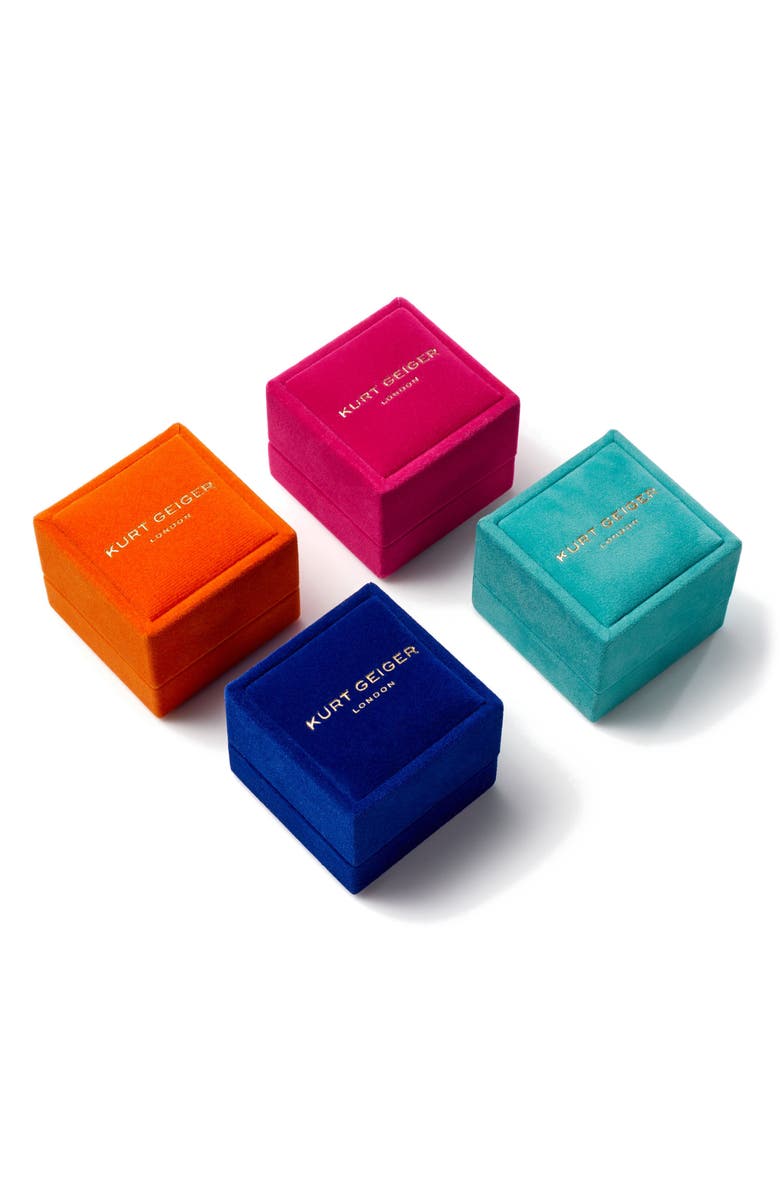 Kurt Geiger London Octavia Cocktail Ring, Alternate, color, Green