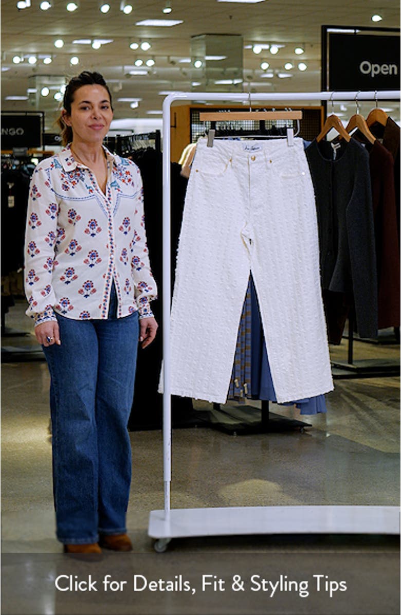 Laser Fray High Waist Cotton Pants, sales video thumbnail