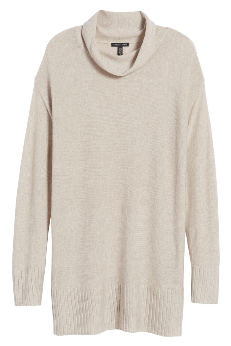 Merino Wool Tunic Sweater, Alternate, color, MAPLE OAT