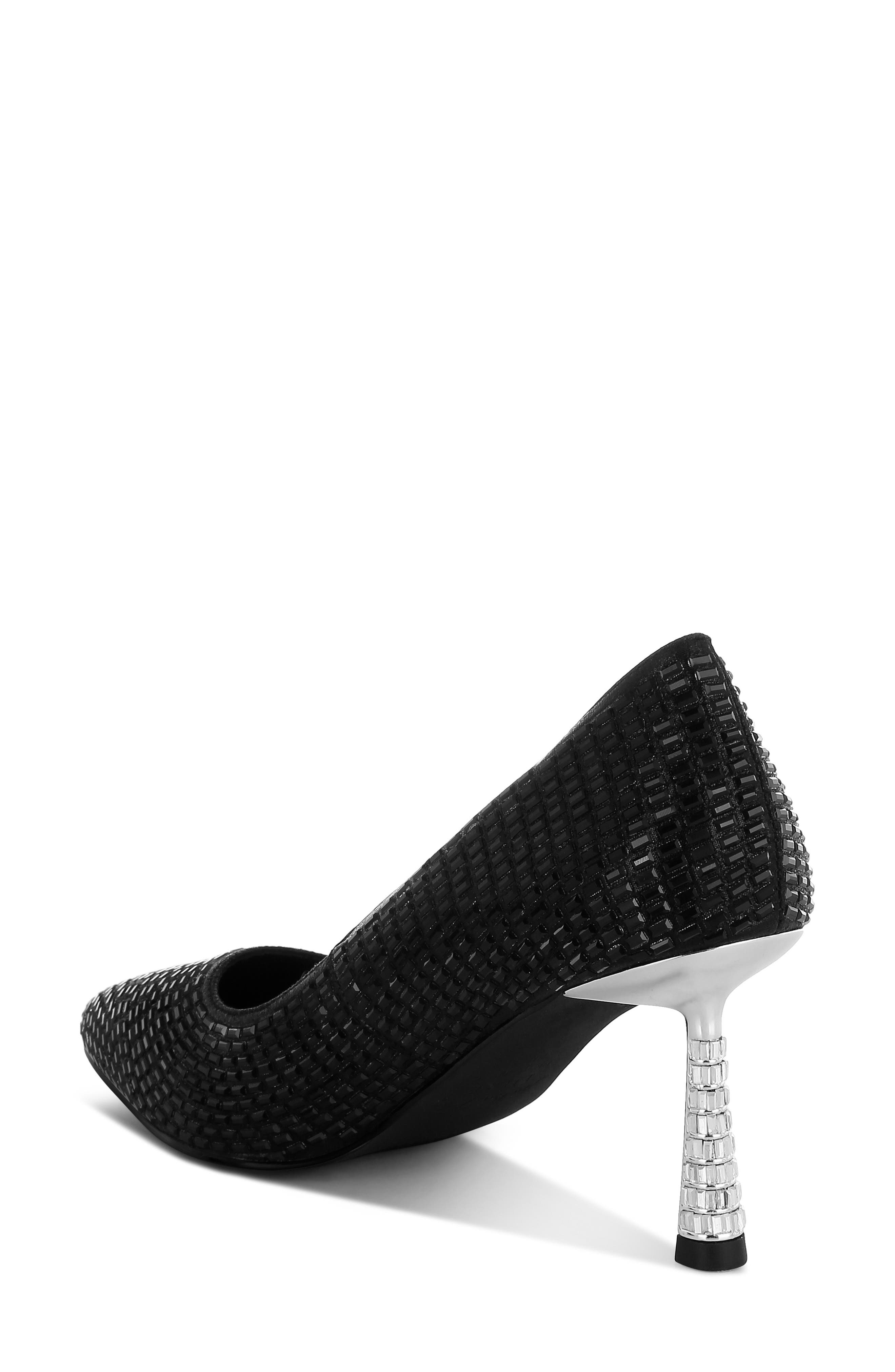 LONDON RAG Benjamins Rhinestone Pump, Alternate, color, Black