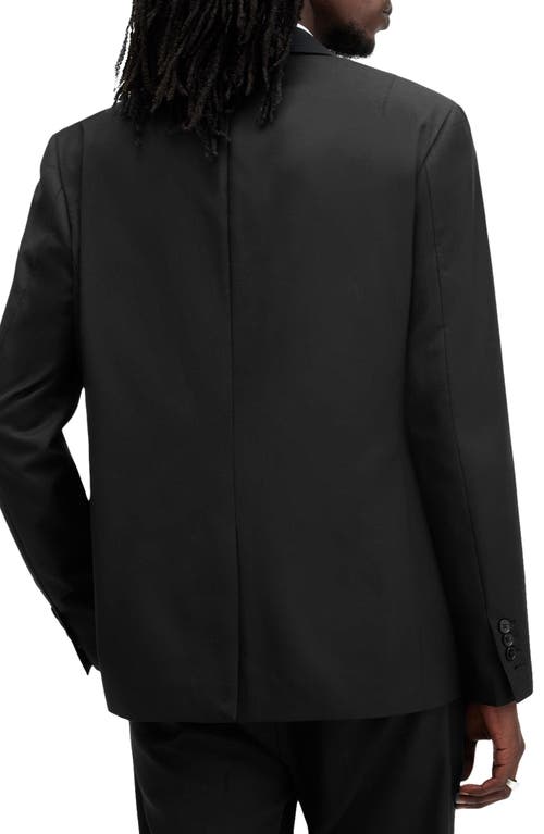 Allsaints Tisbury Black Tuxedo Jacket In Black