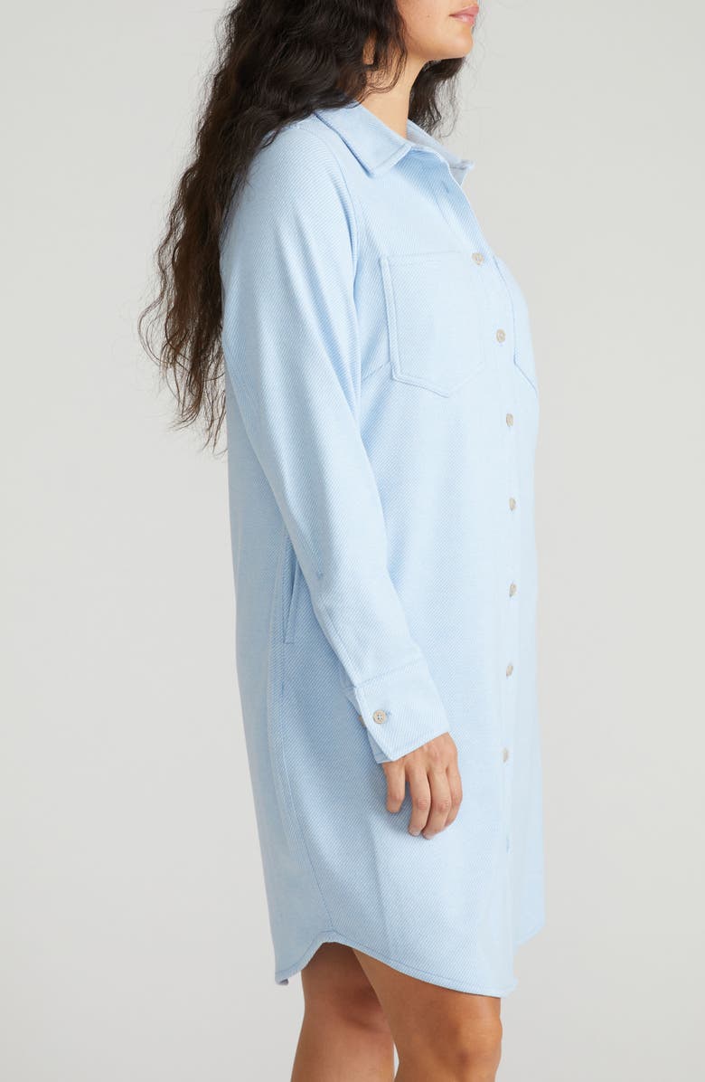 Universal Standard Long Sleeve Check Flannel Shirtdress, Alternate, color, Battenberg Twill