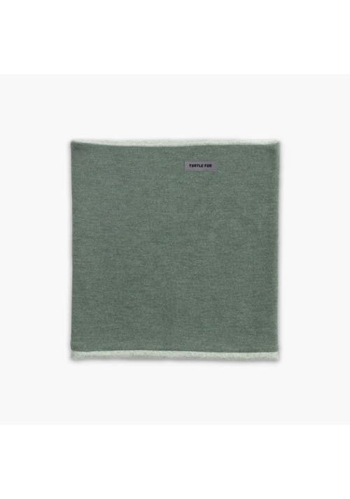 Turtle Fur Luxe Double-layer Neck Warmer In Green