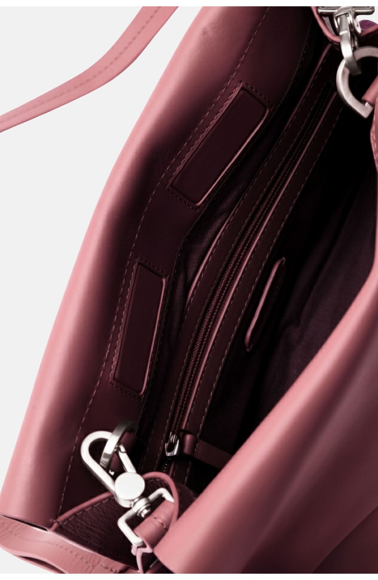 Betty Leather Crossbody Bag, Alternate, color, WINE