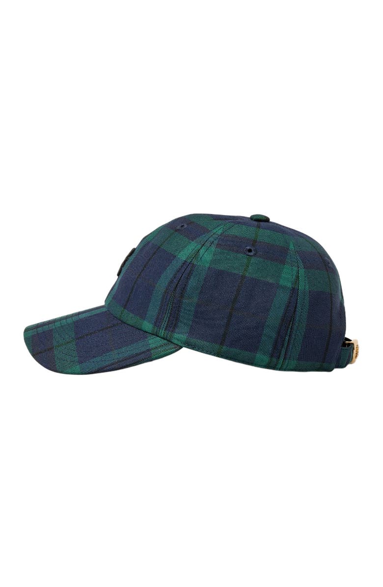 SANDRO Checked cap, Alternate, color, Green / Blue