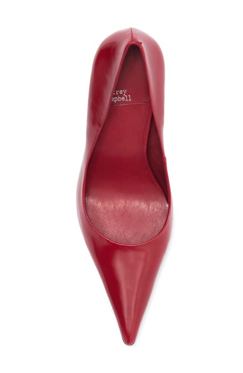 Jeffrey Campbell Risktaker Pointed Toe Pump In Red