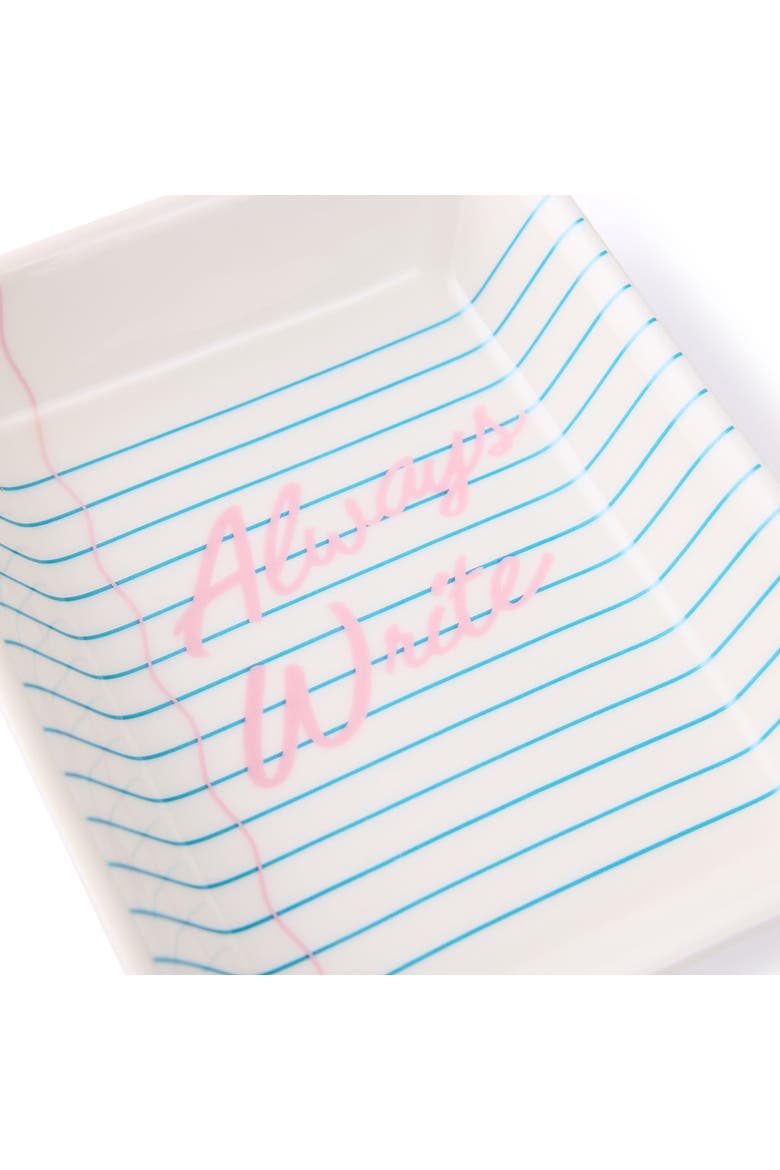Always Write Teacher Trinket Tray and Apple Earring Set, Alternate, color, Multicolor