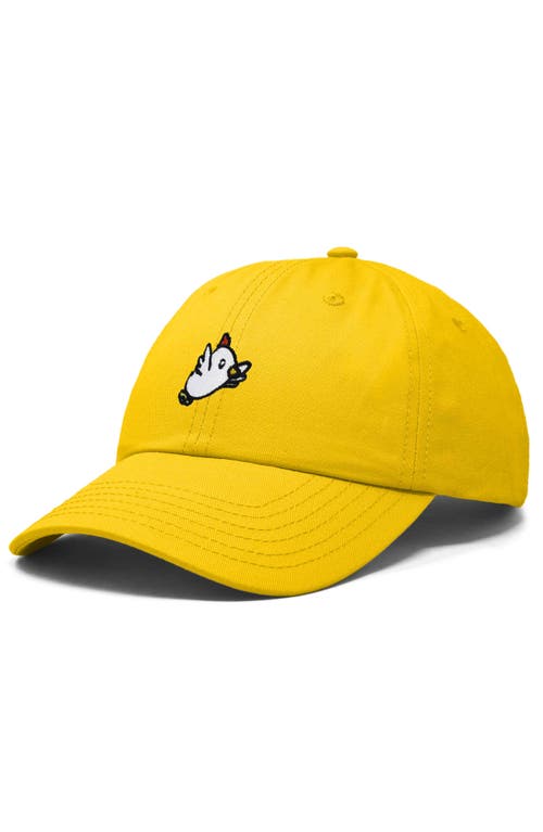 DALIX DALIX CHICKEN EMBROIDERED COTTON CAP