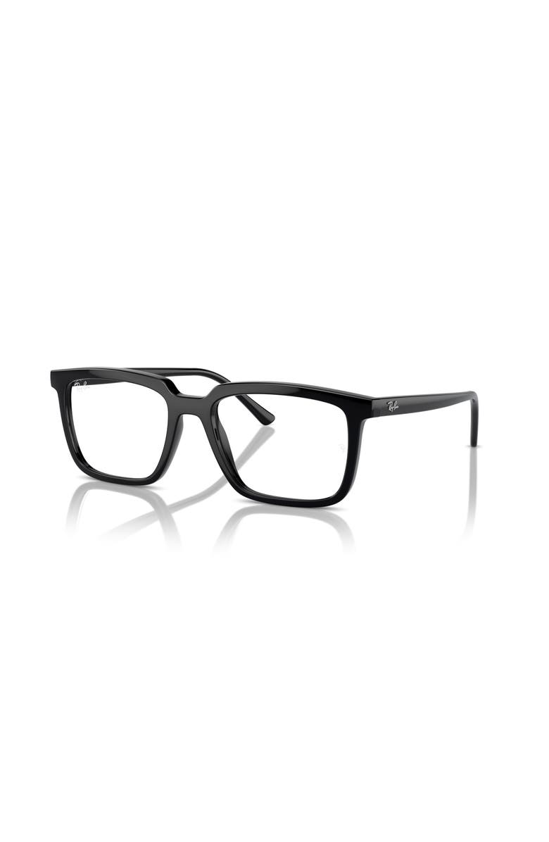 Ray-Ban 54mm Rectangle optical glasses, Main, color, Black