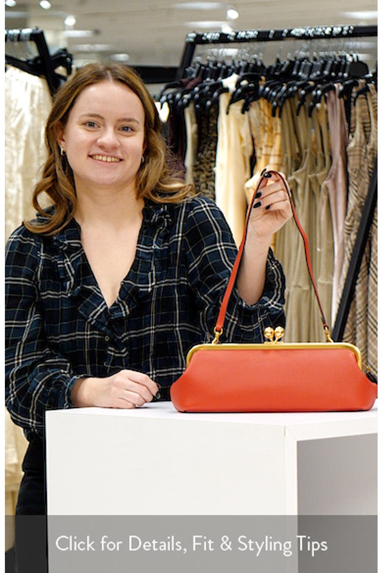 Kisslock Glovetanned Leather Frame Clutch video