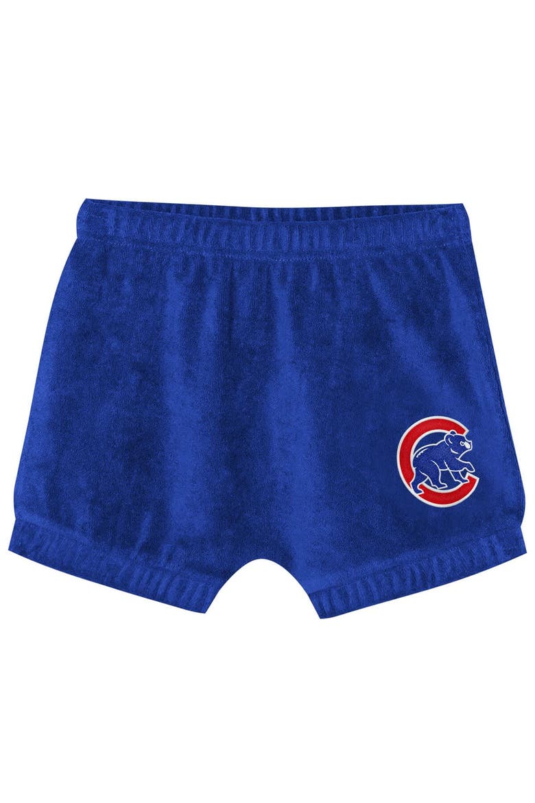 Girls Toddler Outerstuff  Royal Chicago Cubs Hop Base Fashion T-Shirt & Shorts Set, Alternate, color, Royal