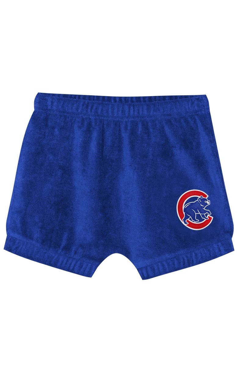Outerstuff Girls Toddler Outerstuff Royal Chicago Cubs Hop Base Fashion T-Shirt & Shorts Set, Alternate, color, Royal
