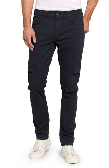 Current Elliott The Ford Slim Fit Twill Cargo Pants In Navy