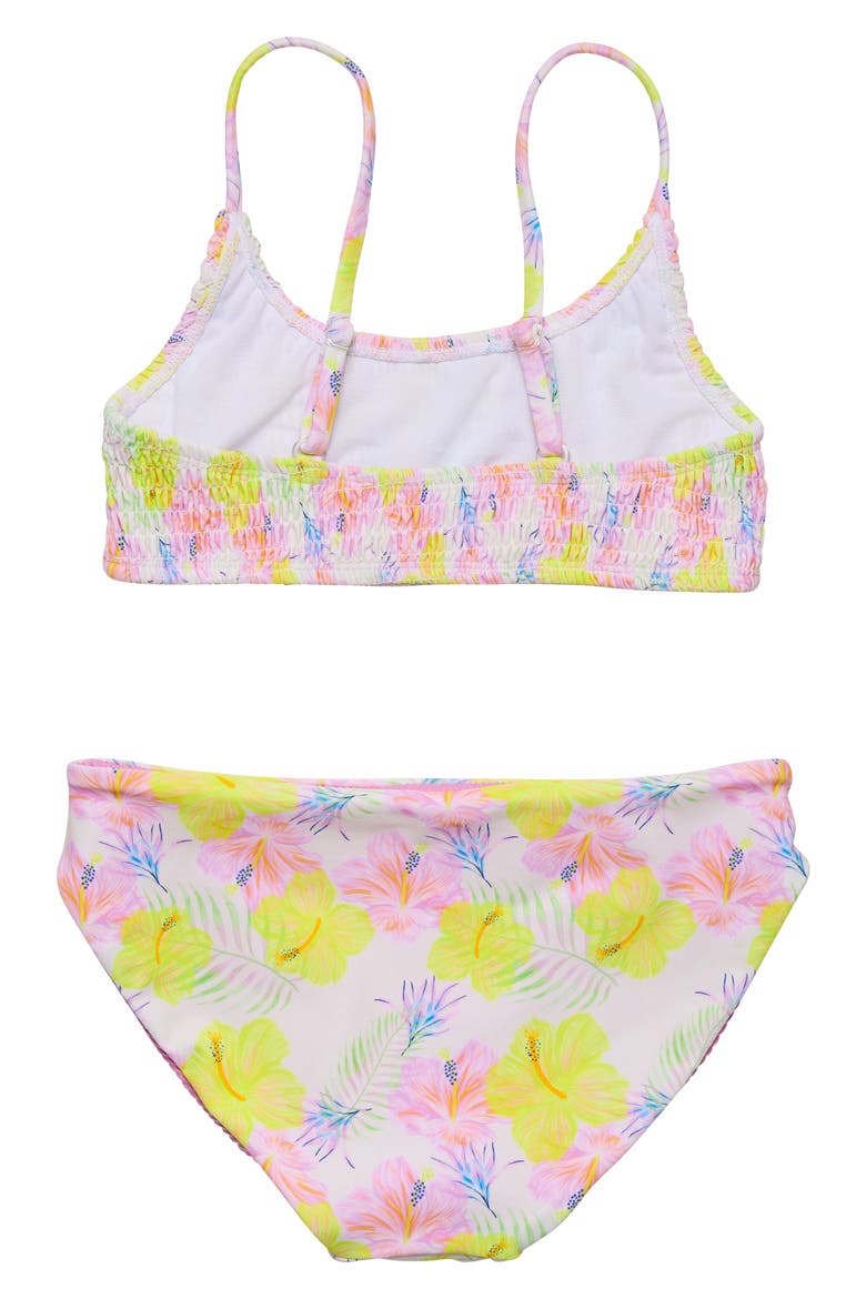Kids' Vacay Reversible Two-Piece Swimsuit, Alternate, color, MULTI PINK