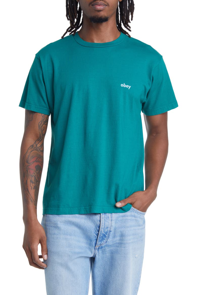 Building Organic Cotton Graphic T-Shirt, Main, color, ADVENTURE GREEN