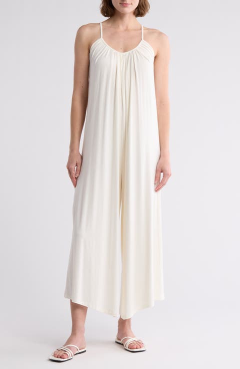 Bloom Asymmetric Wide Leg Jumpsuit