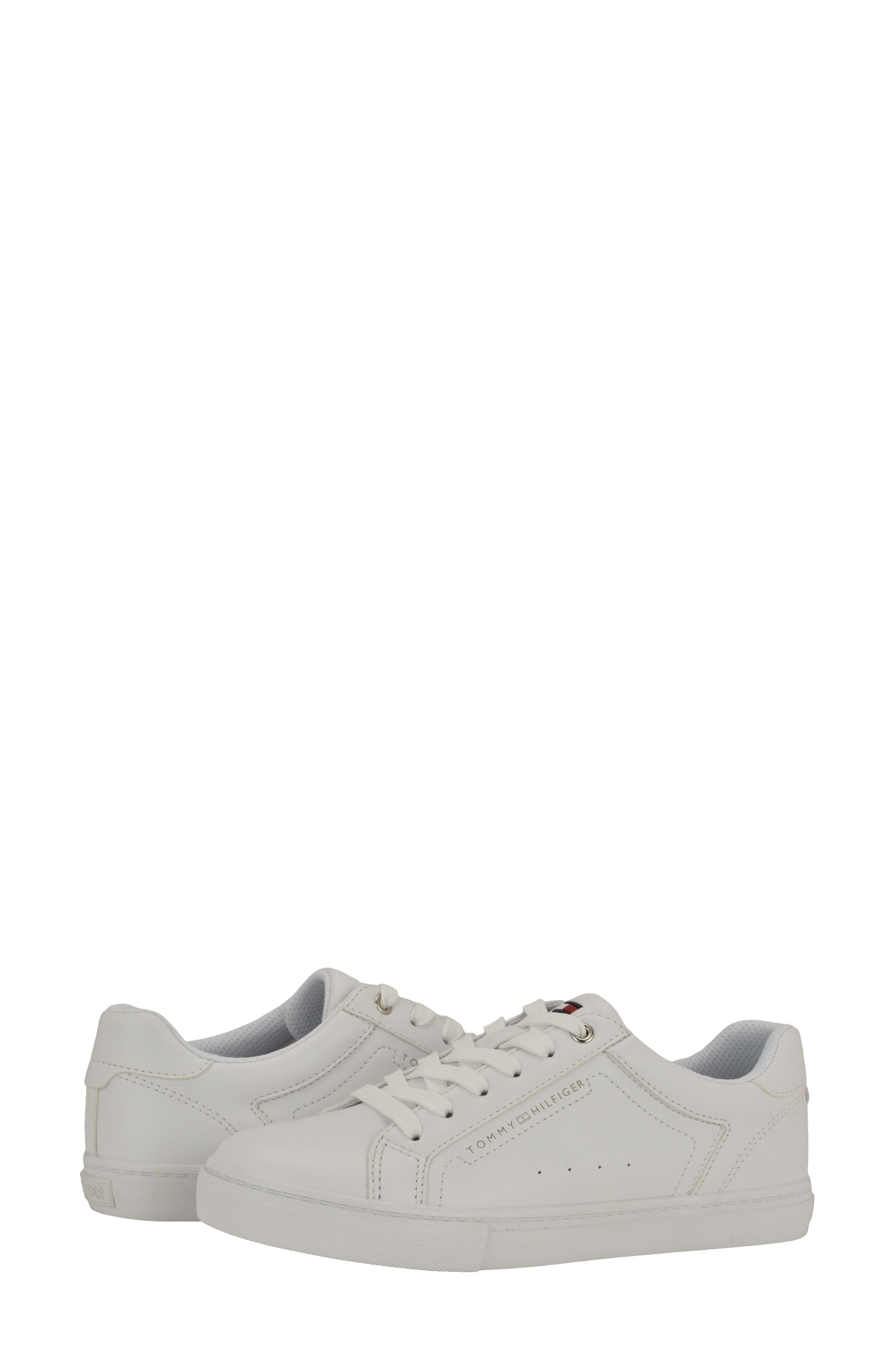 Luhcia Lace-Up Sneaker, Alternate, color, WHITE
