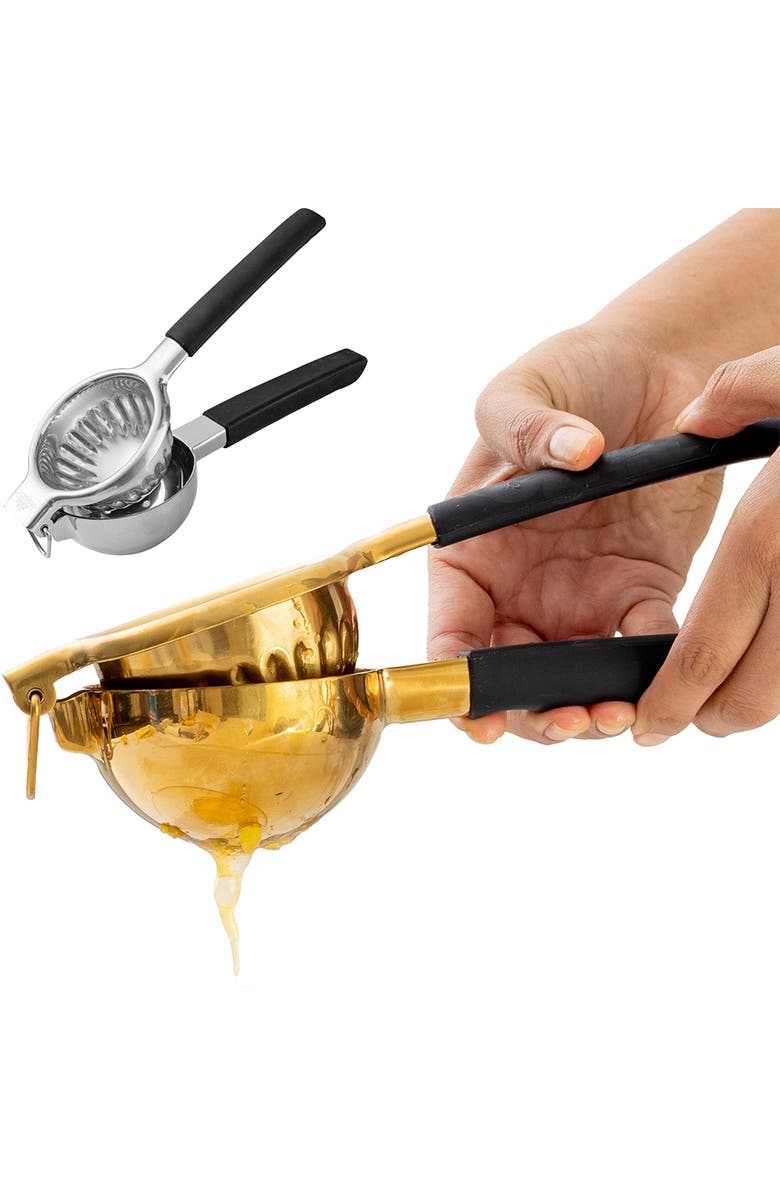 A Bar Above Gold Citrus Juicer, Main, color, Gold