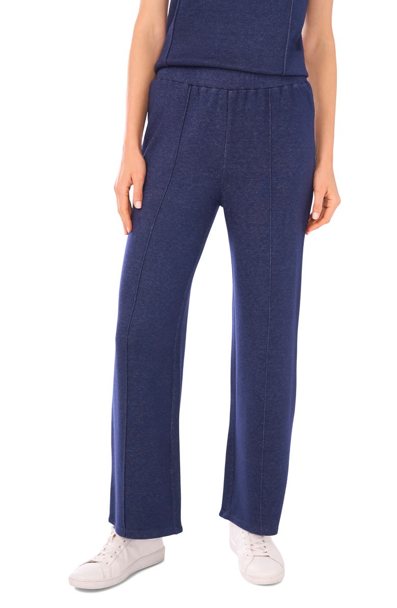 Vince Camuto Pleated Wide Leg Pants, Main, color, Dusk