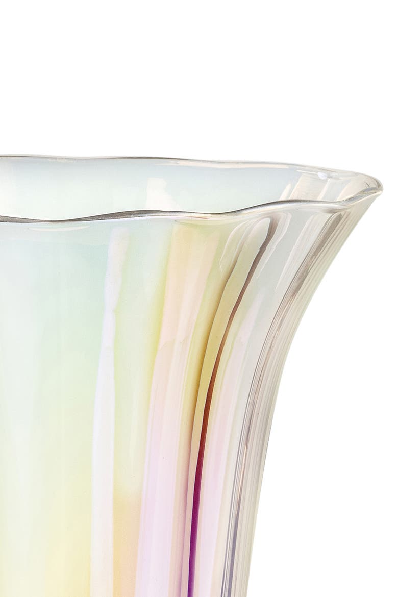 Loess Optical Glass Champagne Flute 5 oz Set of 4, Alternate, color, Clear