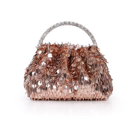 Noa Mix Sequin Pouch Clutch