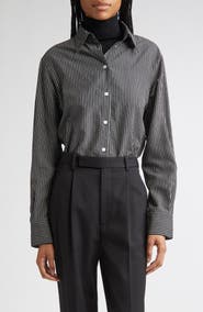 Proenza Schouler Lynsey Stripe Button-Up Shirt