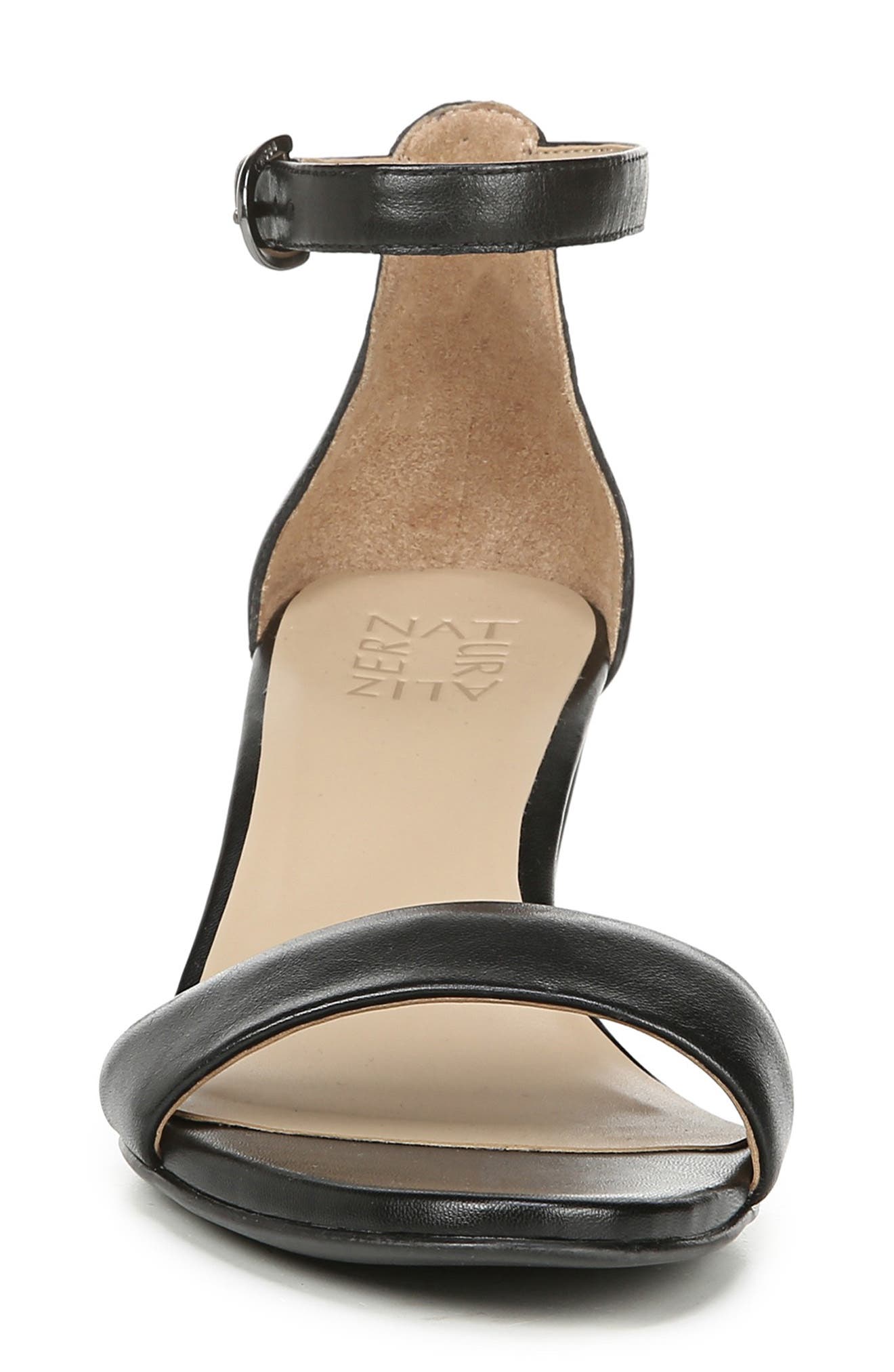 True Colors Vera Ankle Strap Sandal, Alternate, color, BLACK LEATHER