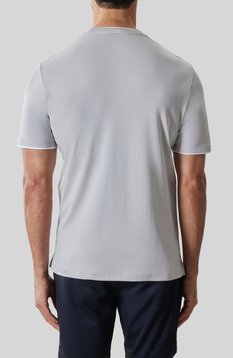 Robert Barakett GEORGIA SS CREW W/TRIM, Alternate, color, Chalk