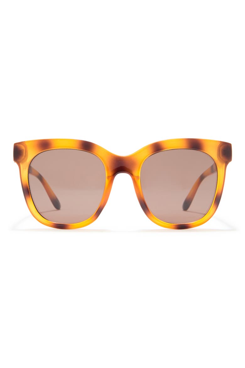 Shoreline 60mm Square Sunglasses, Main, color, TORTOISE SMOKY BROWN
