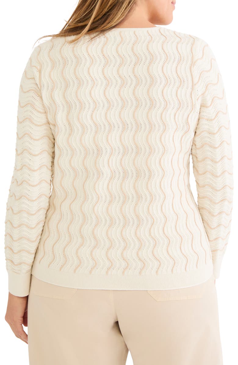 NIC+ZOE Alto Knit Sweater, Alternate, color, Neutral Multi
