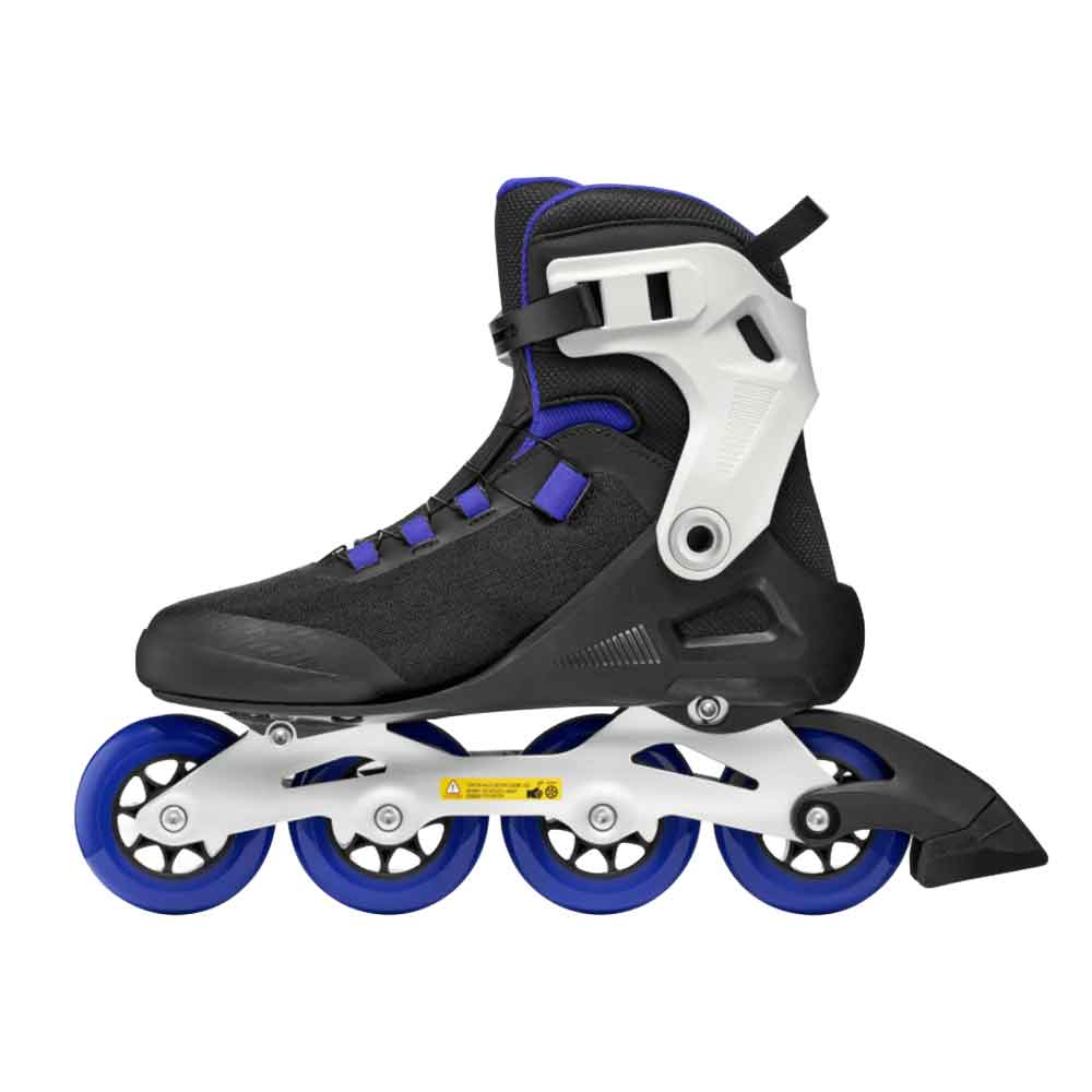 Rollerblade Macroblade 84 BOA Mens Inline Skates, Alternate, color, Black/Blue/Bone White