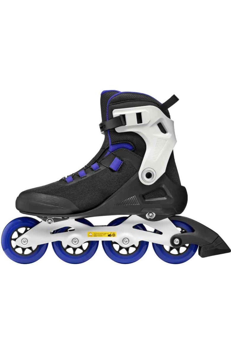 Rollerblade Macroblade 84 BOA Mens Inline Skates, Alternate, color, Black/Blue/Bone White