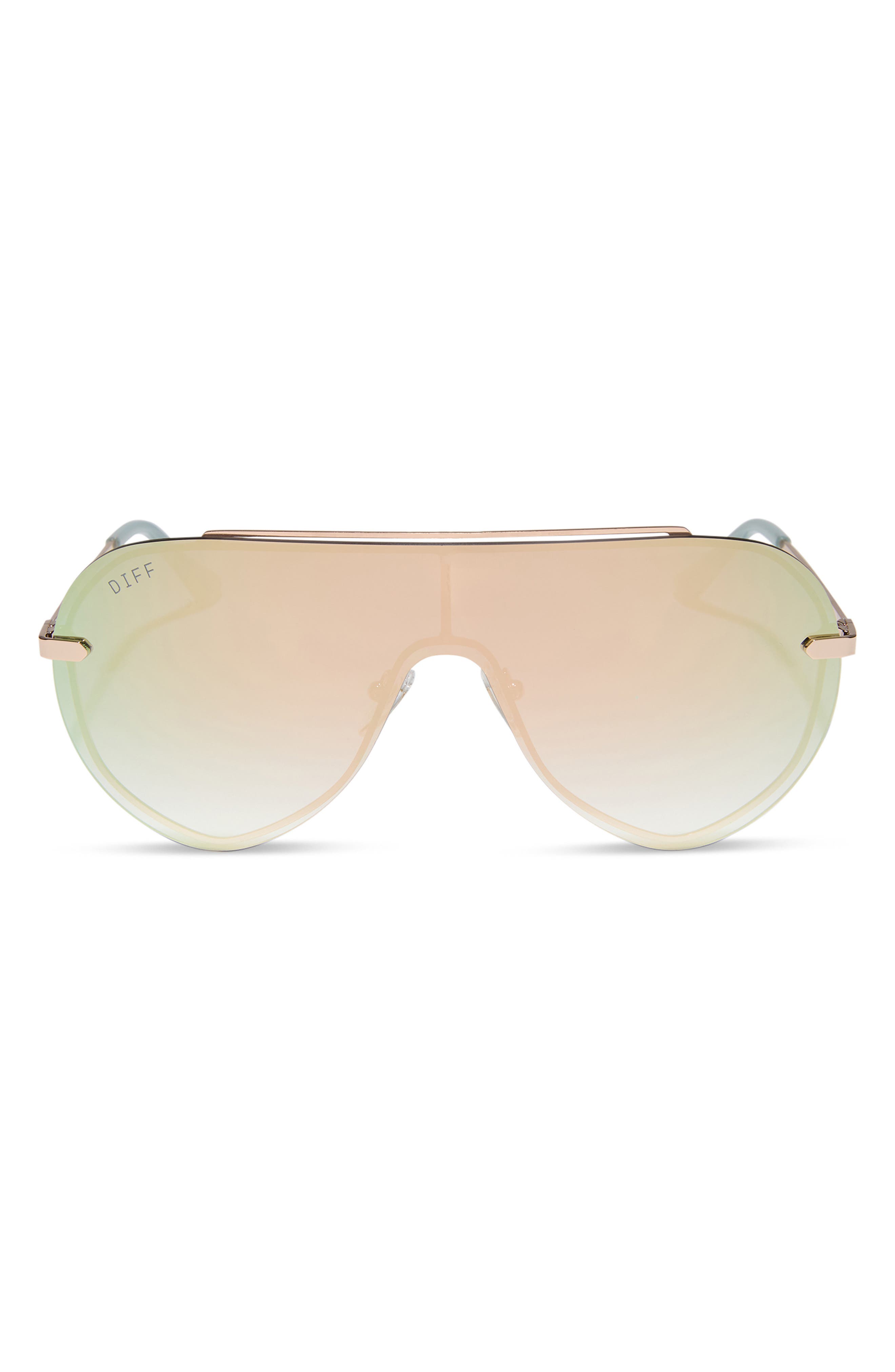 DIFF 63mm Leilani Shield Sunglasses