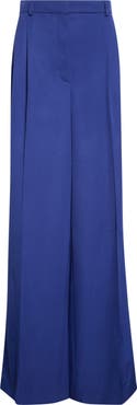 Stella McCartney High Waist Pleated Wool Pants