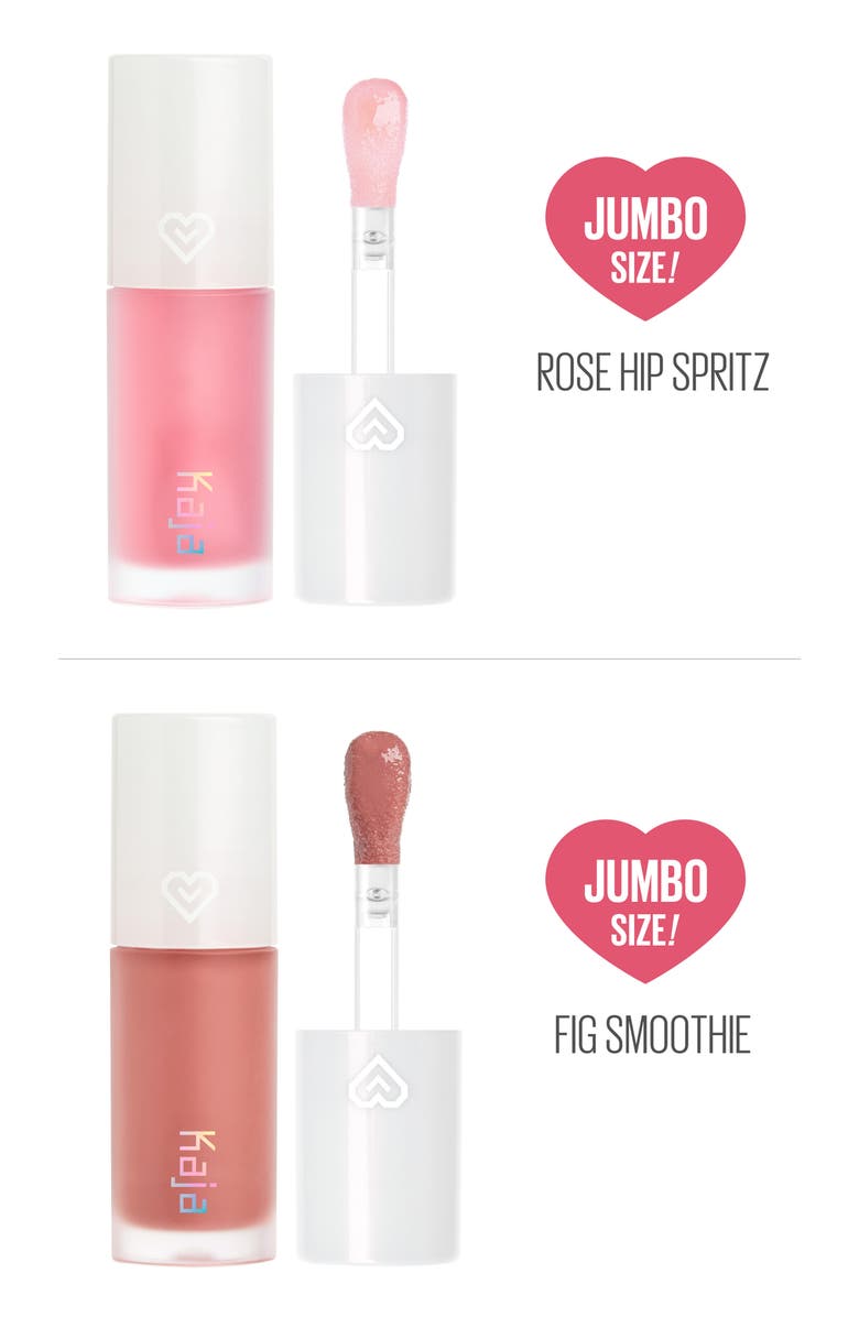 Kaja Sweet Seoulmates Juicy Glass Lip Oil Duo $54 Value, Alternate, color, Pink Multi
