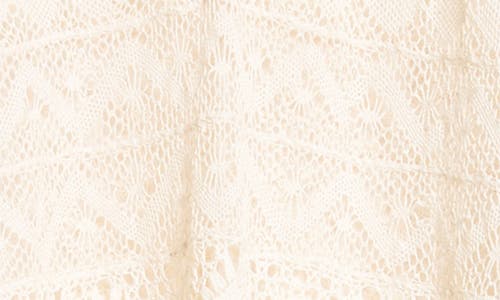 Kúr Handmade Bobbin Lace Cotton Caftan In Beige