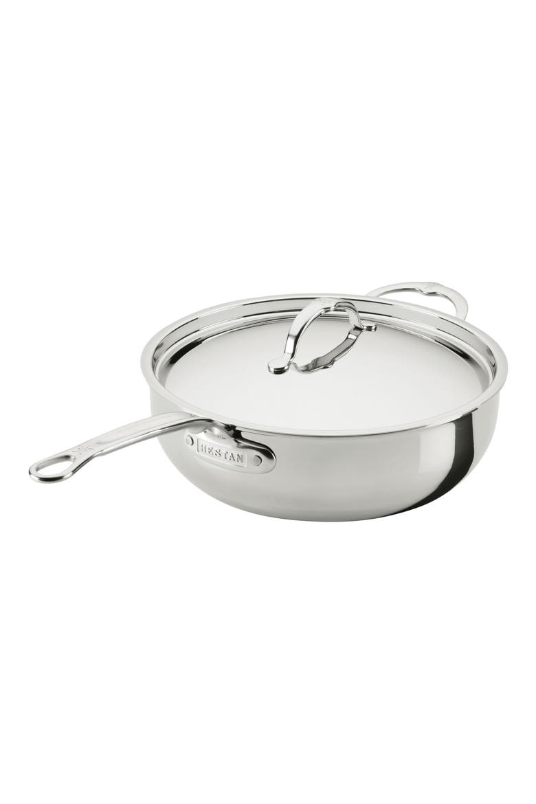 ProBond® Luxe Professional Clad Stainless Steel 5-Quart Essential Pan with Lid, Main, color, NO COLOR