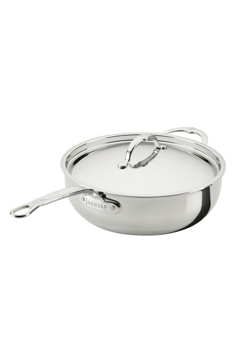 ProBond® Luxe Professional Clad Stainless Steel 5-Quart Essential Pan with Lid