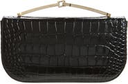 TOM FORD Arc Mini Croc Embossed Leather Crossbody Bag