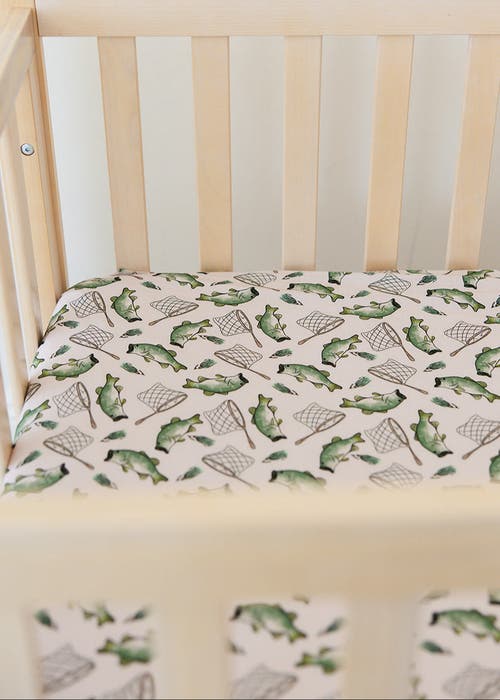 Charlie Lou Baby ® Crib Sheet | Gone Fishin'