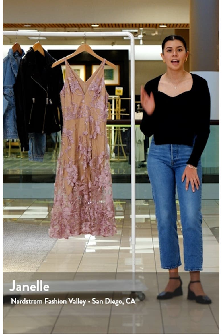 Audrey Embroidered Fit & Flare Dress video