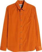 Schott NYC Pinwale Corduroy Button Down Shirt
