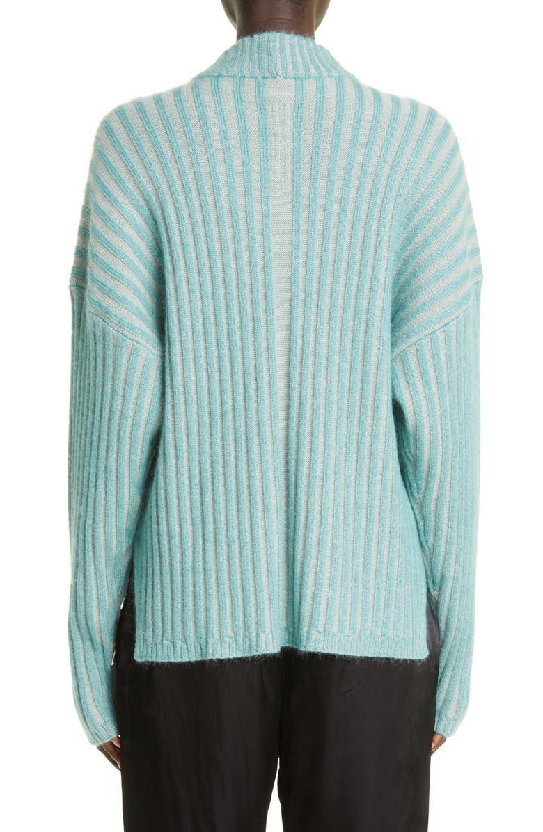 Rick Owens Stripe Wool & Mohair Blend Sweater, Alternate, color,