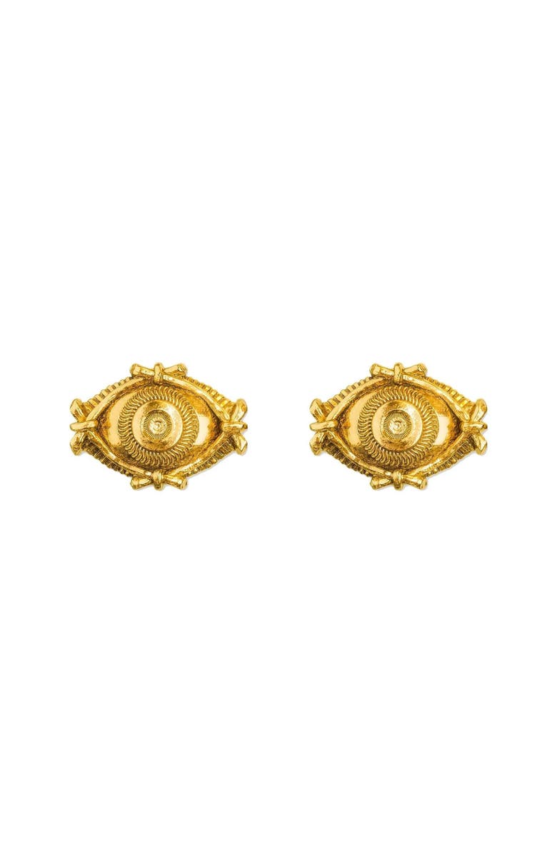 Astor & Orion Eye Studs Gold, Main, color, Gold