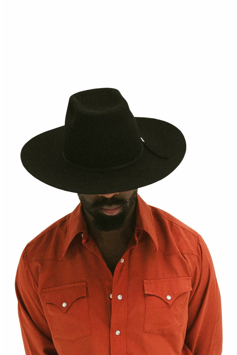 Amarillo Bull Rider Crown Hat, Alternate, color, Black