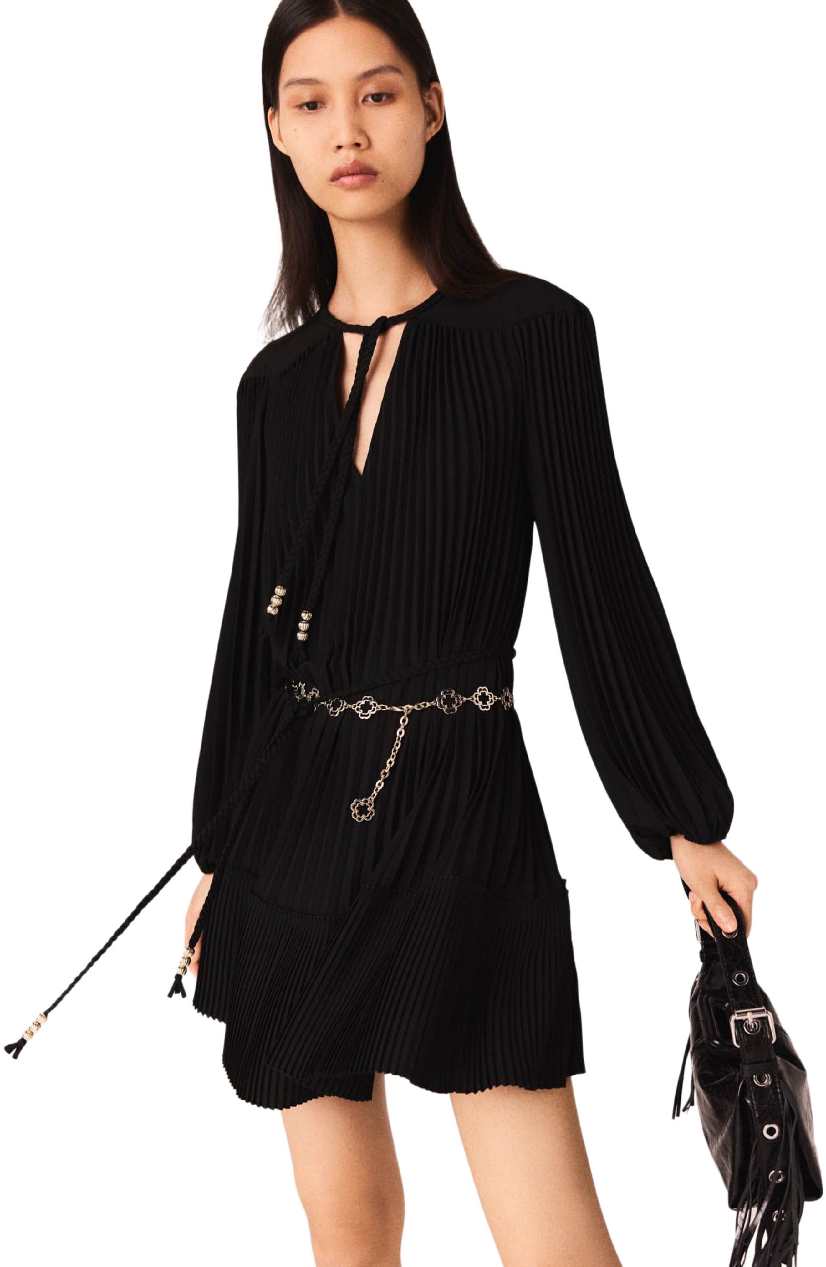 Mini pleated dress