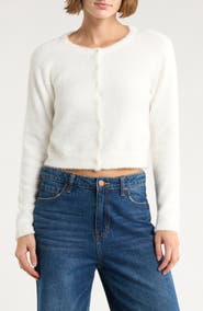 Abound Eyelash Knit Cardigan