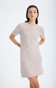 Monlicia Rune Short Sleeve Crewneck Knit Sweater Dress