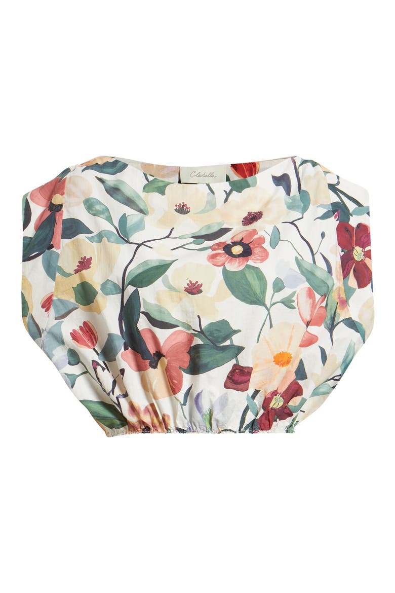 Merida Floral Organic Cotton Top, Alternate, color, ANDALUSIA PRINT